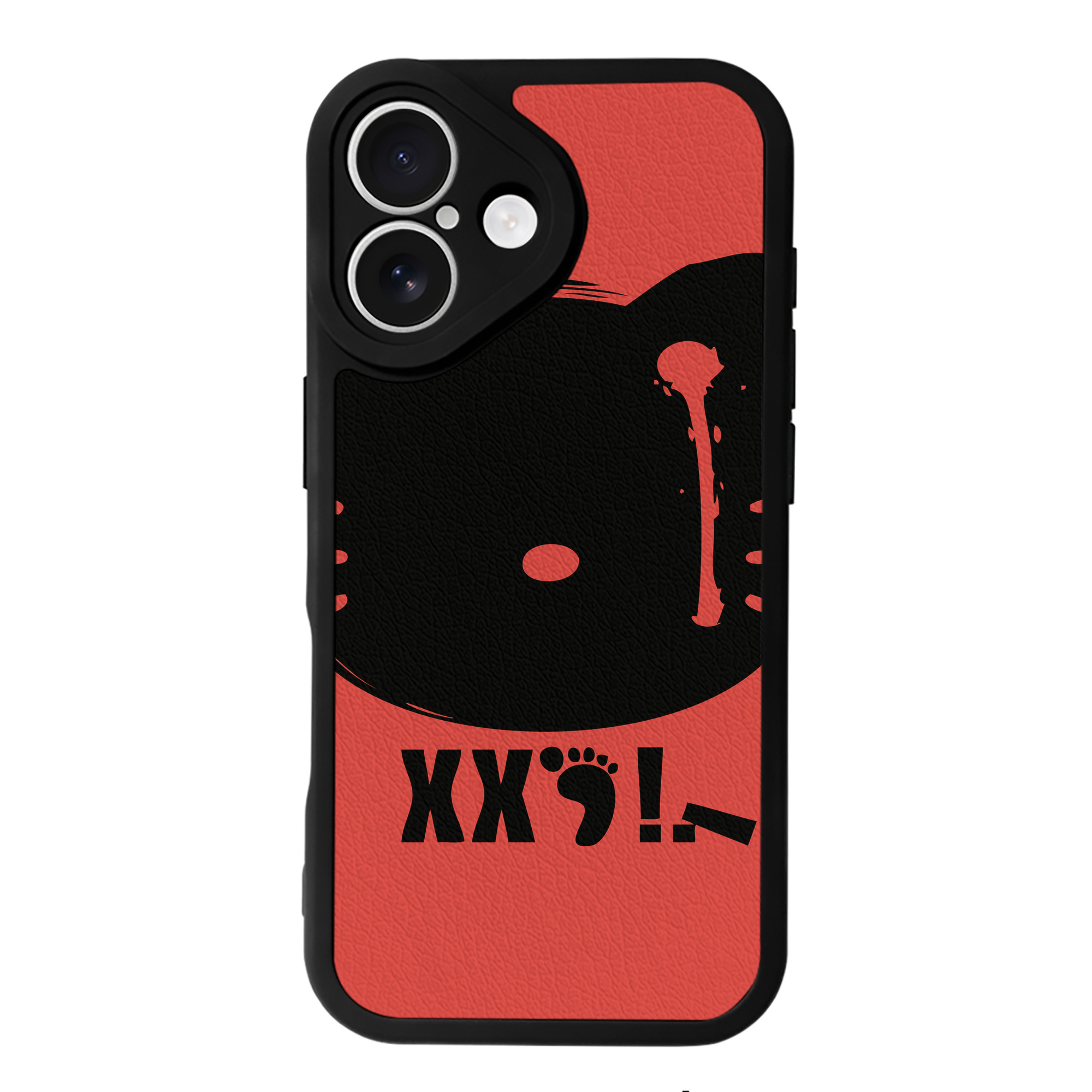 （画像用） Hello Kitty ハローキティ 【iPhone 16シリーズ対応】シリコンスマホケース（レザー調） 材質：シリコン